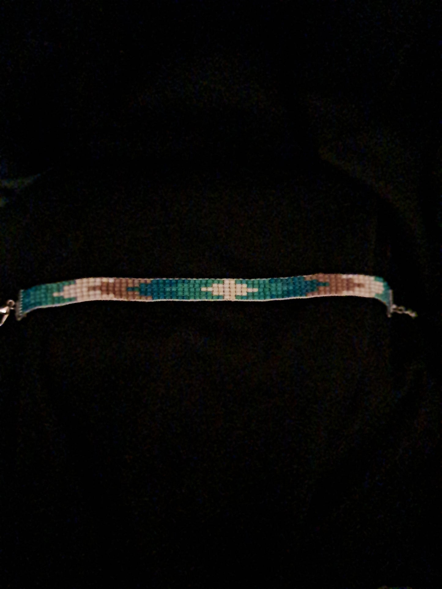 Coastal Drift Woven Bracelet, Adjustable, Miyuki Glass Seed Beads