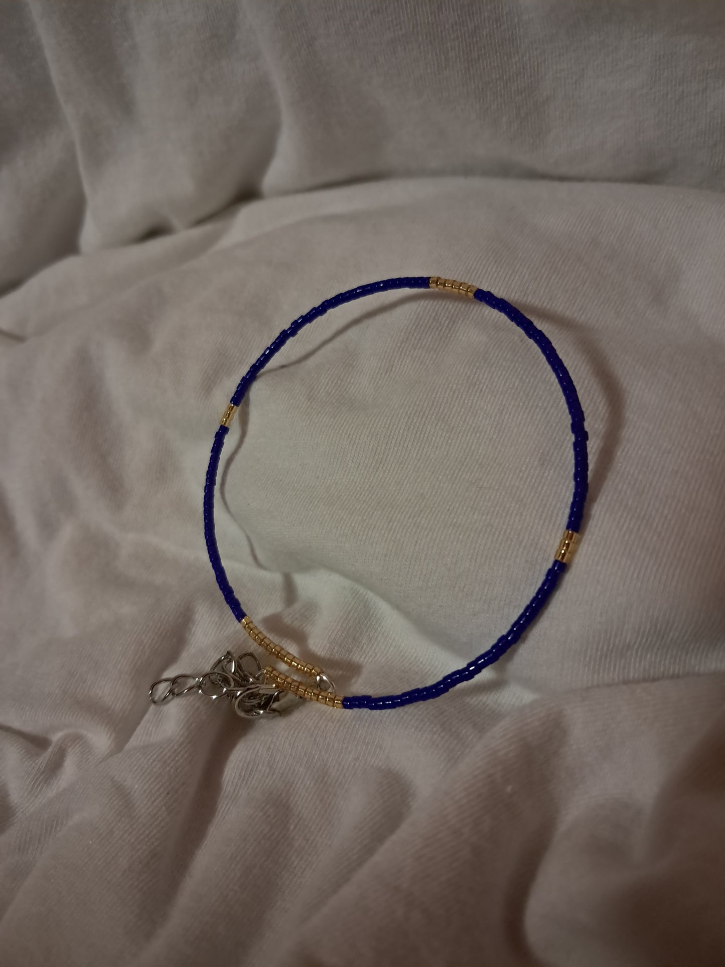 Regal Oasis Bracelet, Miyuki Glass Seed Beads, Stainless Steel Memory Wire, Stackable, Adjustable